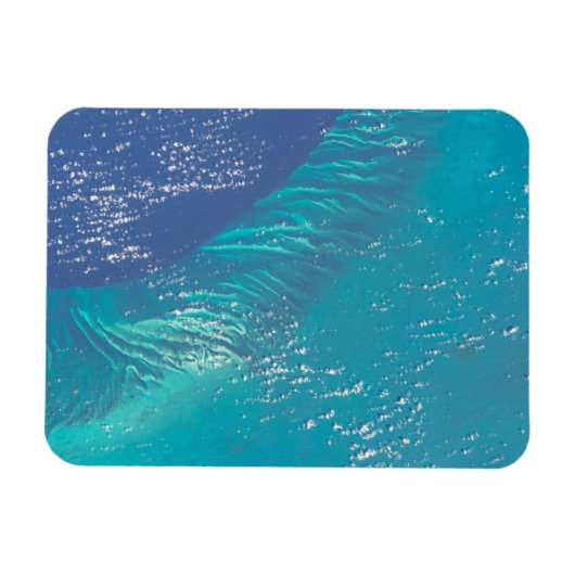 Magnet Flexible L'Océan Atlantique Au Bord Des Bahamas (Horizontal)