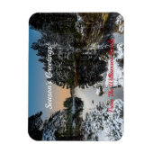 Magnet Flexible Loch écossais de Noël (Vertical)