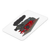 Magnet Flexible Locomotive à vapeur (Côté Gauche)