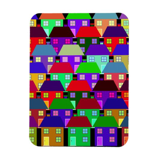 MAGNET FLEXIBLE LOGEMENTS COLORÉS COMMUNAUTÉ D'ACCUEIL (Vertical)