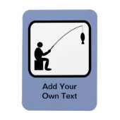 Magnet Flexible Logo Angler personnalisable (Vertical)