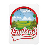 Magnet Flexible Logo Angleterre Travel (Vertical)