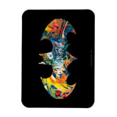 Magnet Flexible Logo Batman Neon/80s Graffiti (Vertical)