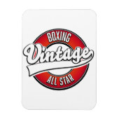 Magnet Flexible Logo Boxe Vintage All star (Vertical)