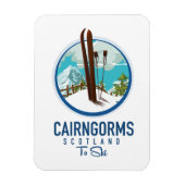 Magnet Flexible Logo Cairngorms Écosse (Vertical)