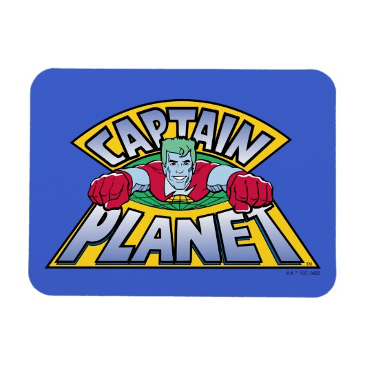 Magnet Flexible Logo Captain Planet (Horizontal)