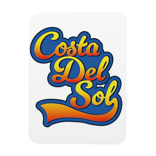 Magnet Flexible Logo Costa Del Sol (Vertical)