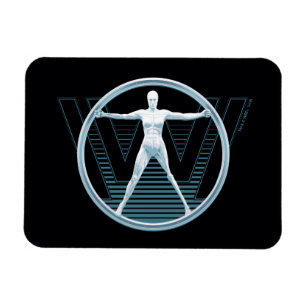 Magnet Flexible Logo d'androïde de Westworld Vitruvian