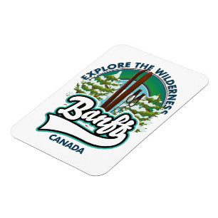 Magnet Flexible logo de Banff Canada pour skier