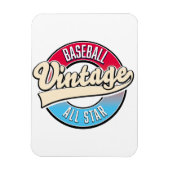Magnet Flexible logo de baseball All Star (Vertical)