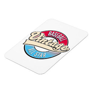 Magnet Flexible logo de baseball All Star