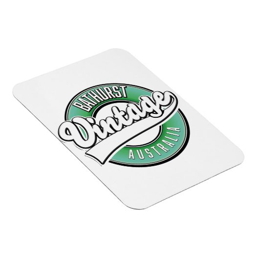 Magnet Flexible Logo de Bathurst australie style vintage (Côté Droit)