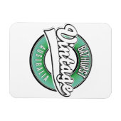 Magnet Flexible Logo de Bathurst australie style vintage (Horizontal)