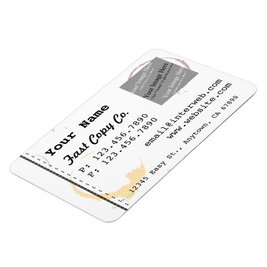 Magnet Flexible Logo de Custom (Côté Gauche)