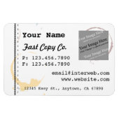 Magnet Flexible Logo de Custom (Horizontal)