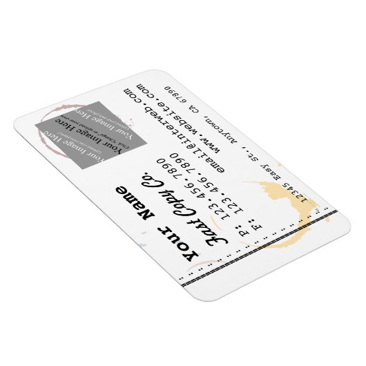 Magnet Flexible Logo de Custom (Côté Droit)