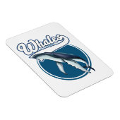 Magnet Flexible Logo de dessin animé de baleine (Côté Droit)