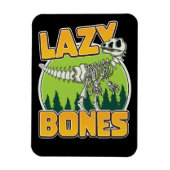 Magnet Flexible logo de dessin animé Lazy Bones (Vertical)
