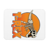 Magnet Flexible logo de dessin animé T-REX (Horizontal)