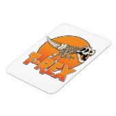Magnet Flexible logo de dessin animé T-REX (Côté Gauche)
