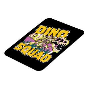 Magnet Flexible logo de Dino Squad