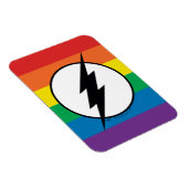 Magnet Flexible Logo de Flash Rainbow (Côté Droit)