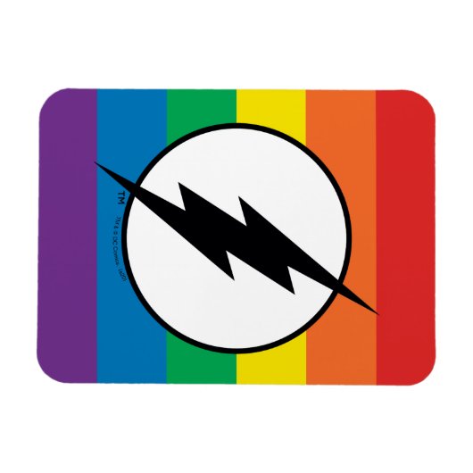 Magnet Flexible Logo de Flash Rainbow (Horizontal)