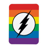 Magnet Flexible Logo de Flash Rainbow (Vertical)
