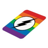 Magnet Flexible Logo de Flash Rainbow (Côté Gauche)