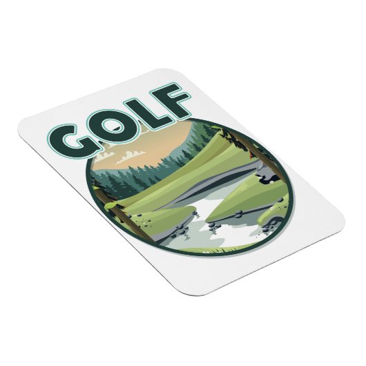 Magnet Flexible logo de Golf Sports (Côté Droit)