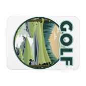 Magnet Flexible logo de Golf Sports (Horizontal)