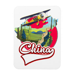 Magnet Flexible Logo de la carte de voyage en Chine