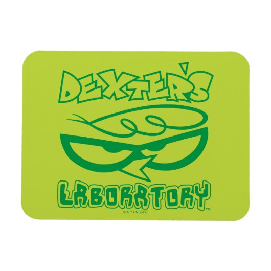 Magnet Flexible Logo de la face de laboratoire de Dexter (Horizontal)