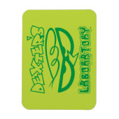 Magnet Flexible Logo de la face de laboratoire de Dexter (Vertical)