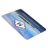 Magnet Flexible Logo de la famille de croisière de lune de miel de (Côté Droit)