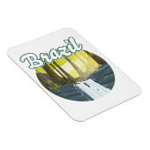 Magnet Flexible logo de la forêt tropicale du Brésil (Côté Droit)