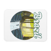 Magnet Flexible logo de la forêt tropicale du Brésil (Horizontal)