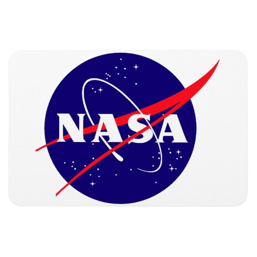 Magnet Flexible Logo de la NASA Meatball (Horizontal)