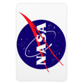 Magnet Flexible Logo de la NASA Meatball (Vertical)