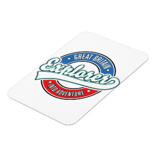 Magnet Flexible Logo de l'explorateur de Grande-Bretagne dans l'av