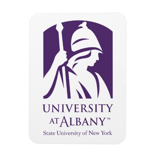 Magnet Flexible Logo de l'Université d'Albany (Vertical)