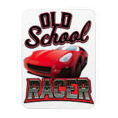 Magnet Flexible Logo de Old School Racer (Vertical)
