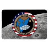 Magnet Flexible Logo de patchs de mission Apollo 1 (Horizontal)