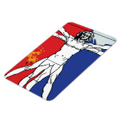 Magnet Flexible Logo de patchs de mission de Skylab 2 Vitruvian Ma (Côté Gauche)