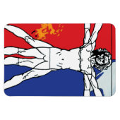 Magnet Flexible Logo de patchs de mission de Skylab 2 Vitruvian Ma (Horizontal)