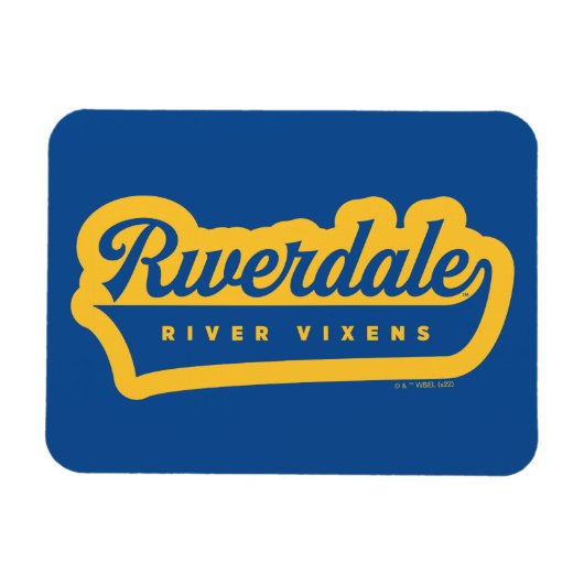 Magnet Flexible Logo de Riverdale River Vixens (Horizontal)