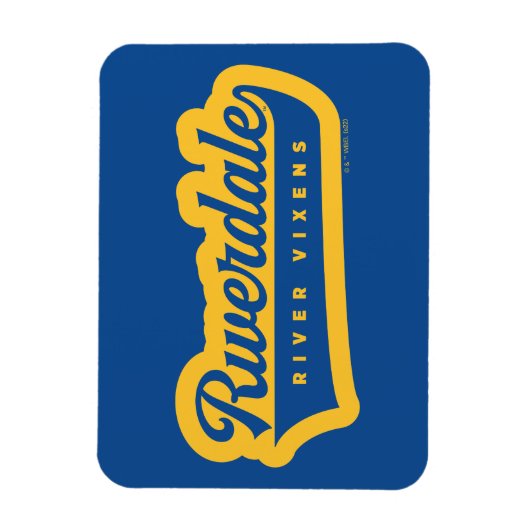 Magnet Flexible Logo de Riverdale River Vixens (Vertical)