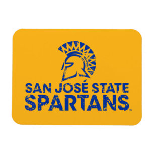 Magnet Flexible Logo de San Jose State Spartans avec marquage de m