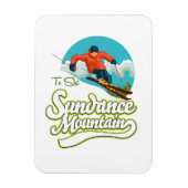 Magnet Flexible Logo de ski Sundance Mountains (Vertical)