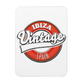 Magnet Flexible Logo de style vintage Ibiza (Vertical)